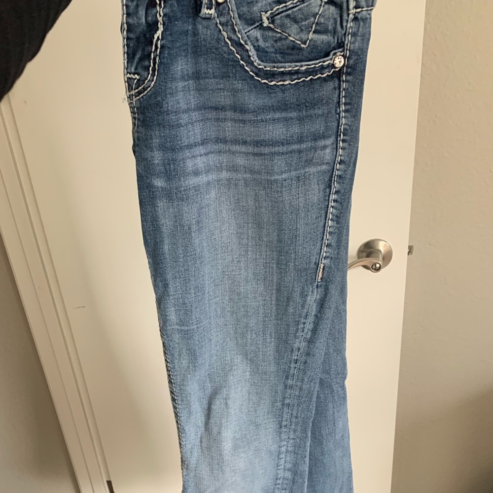 Vigoss NY Slim Boot Embellished Jeans